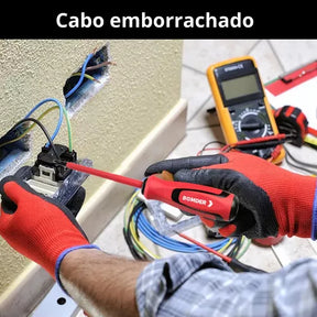 Jogo De Chave Fenda E Phillips Isolada 6 Chaves 1000v