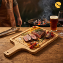 Tábua de Corte de Bambu com Cabo (Tipo Bandeja)