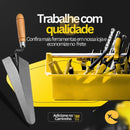 Colher De Pedreiro Jardim Canteiro Reta 10  Aço Profissional
