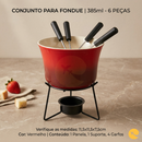 CONJUNTO PARA FONDUE  385ML  6PÇS