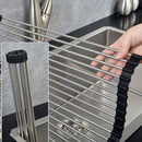 Escorredor Para Pia Flexível Multiuso em Inox Dobrável!