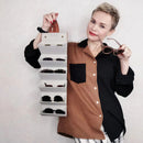 Porta Óculos Estojo Portátil Dobrável com Divisórias 5 em 1 Original