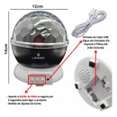 Globo Mágico LED PartyLight™ – Show de Luzes Coloridas via USB ou Pilha