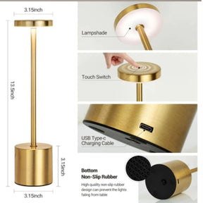 Luminária Toque de Luz – Iluminação Moderna, Prática e Sem Fios!