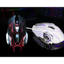 Mouse Gamer Rgb 6d 2400dpi Mox Mo-me210 Branco