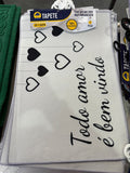 TAPETE COM FRASES EM PORTUGUES