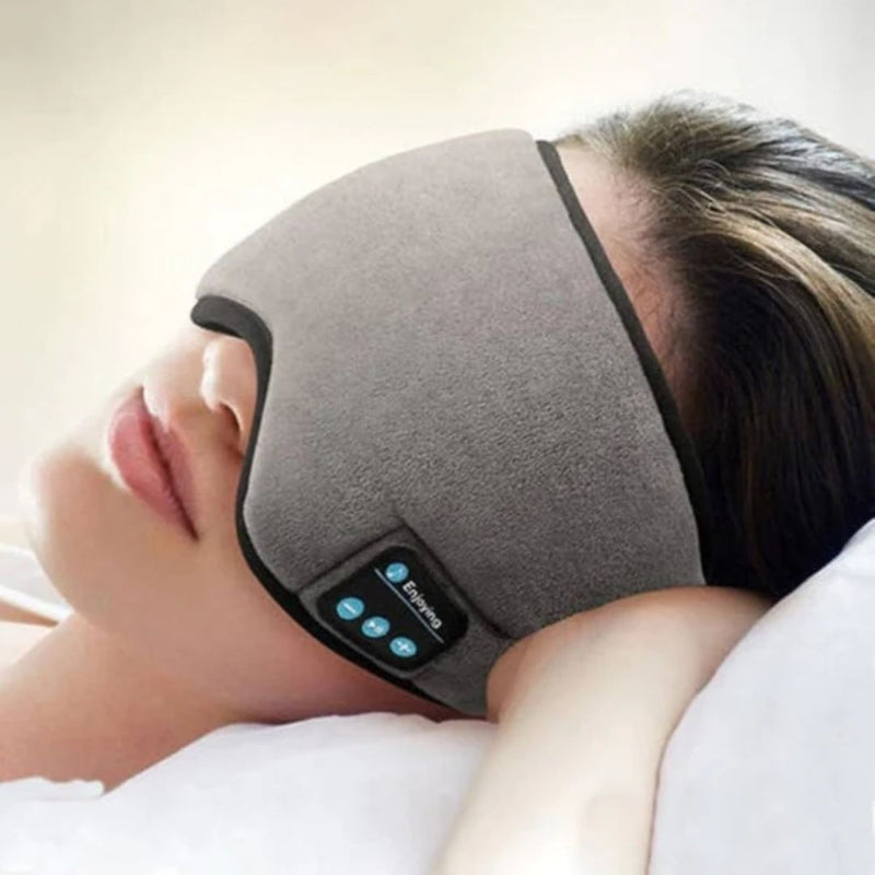 Máscara Para Dormir Tapa Olho Com Fone De Ouvido Bluetooth