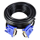 Cabo VGA de 15 metros, cobre puro, espesso, de alta qualidade