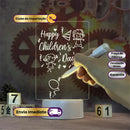 Luminária que Escreve Lousa Abajur Led