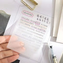 Bloco Adesivo Transparente para Anotações – Organização com Estilo e Praticidade!