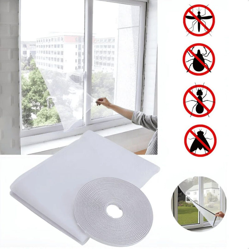 Tela Rede Mosquiteiro com Velcro para Janela