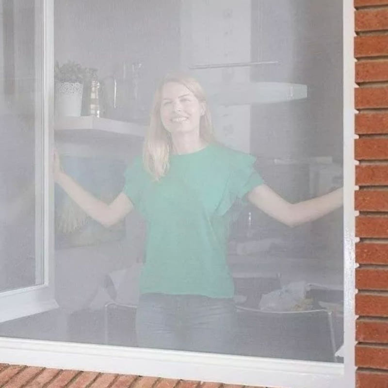 Tela Rede Mosquiteiro com Velcro para Janela