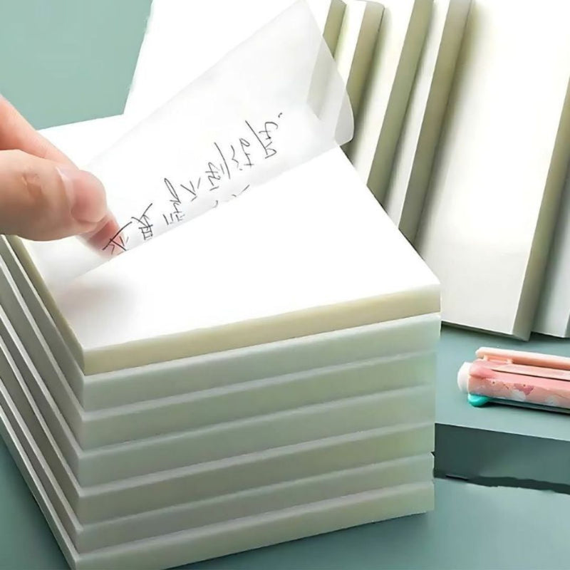 Bloco Adesivo Transparente para Anotações – Organização com Estilo e Praticidade!