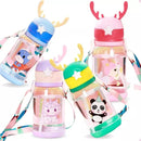 Garrafa Garrafinha C/ Canudo Infantil Alce Bebê