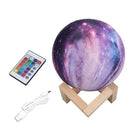 Luminária Planetária Lua Cheia 3d Usb Touch 15cm Abajur C15