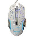 Mouse Gamer Rgb 6d 2400dpi Mox Mo-me210 Branco