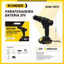 Parafusadeira Sem Fio Portátil Uso Profissional 21v/1200mah