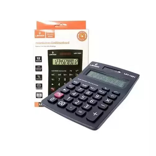 Calculadora Lehmox Média 12 dígitos Ley-1891
