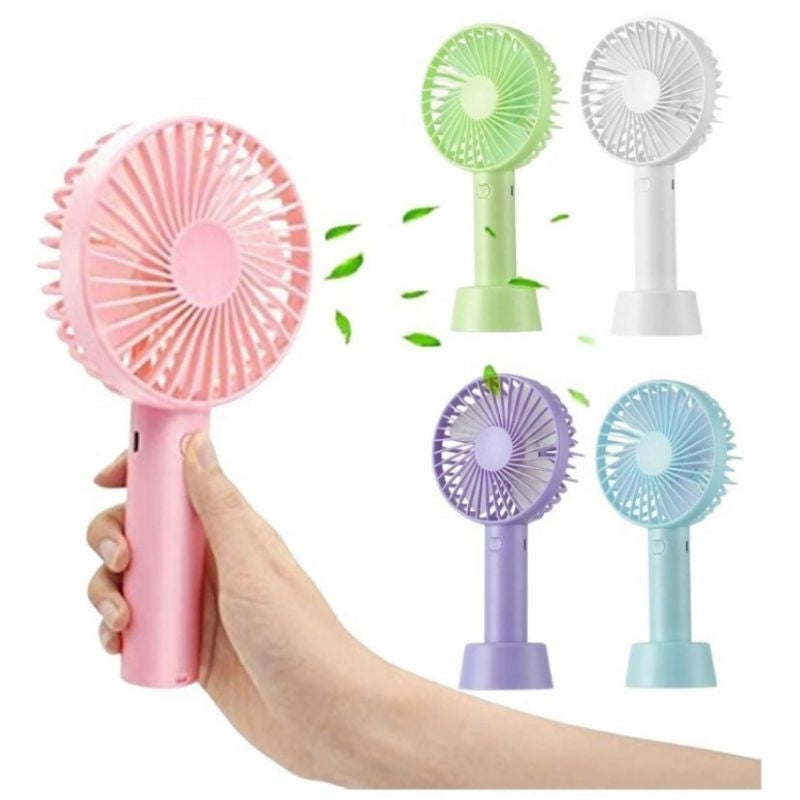 Mini Ventilador Portátil De Mesa Silencioso Recarregável Usb