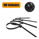 BOMVINK Abraçadeiras Enforca Gato Nylon 4.8*200mm Preta Bom 5504
