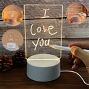 Luminária que Escreve Lousa Abajur Led