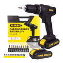 Parafusadeira Sem Fio Portátil Uso Profissional 21v/1200mah