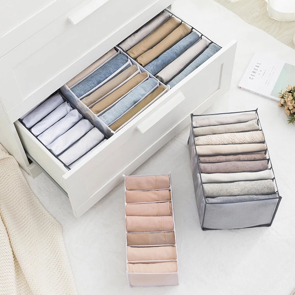 Organizador de Gaveta com Divisórias  para Guarda-Roupa