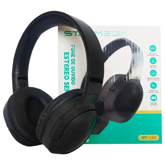 Fone de Ouvido Bluetooth Headset sem Fio Anti-ruído Original Starmega