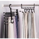 Cabide Inteligente Cromado MultiCalças – Organização com Estilo e Economia de Espaço!