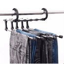 Cabide Inteligente Cromado MultiCalças – Organização com Estilo e Economia de Espaço!