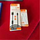 Cabo V8 para Controle PS4 Lehmox LEY-1527 – 1.8M de Liberdade para Jogar Sem Parar!