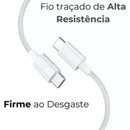 Cabo USB Tipo C + Tipo C 60W 5V 2.4A – 1M (Modelo TC222CC)