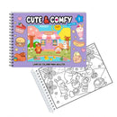 Livro de Colorir Cute & Comfy – Diversão, Estilo e Criatividade em Cada Página!