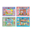 Livro de Colorir Cute & Comfy – Diversão, Estilo e Criatividade em Cada Página!