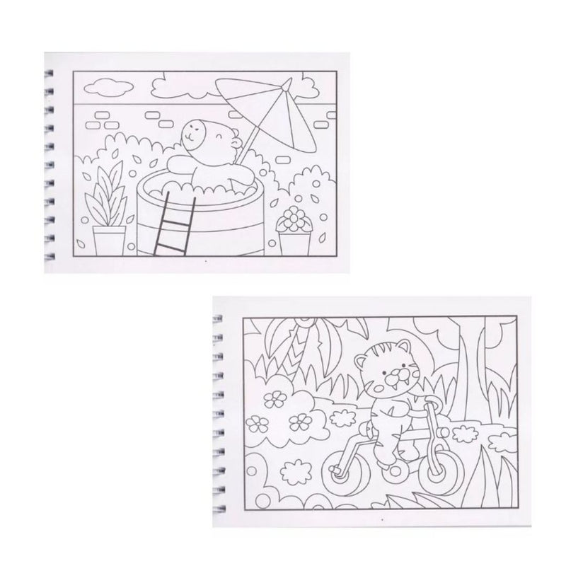 Livro de Colorir Cute & Comfy – Diversão, Estilo e Criatividade em Cada Página!