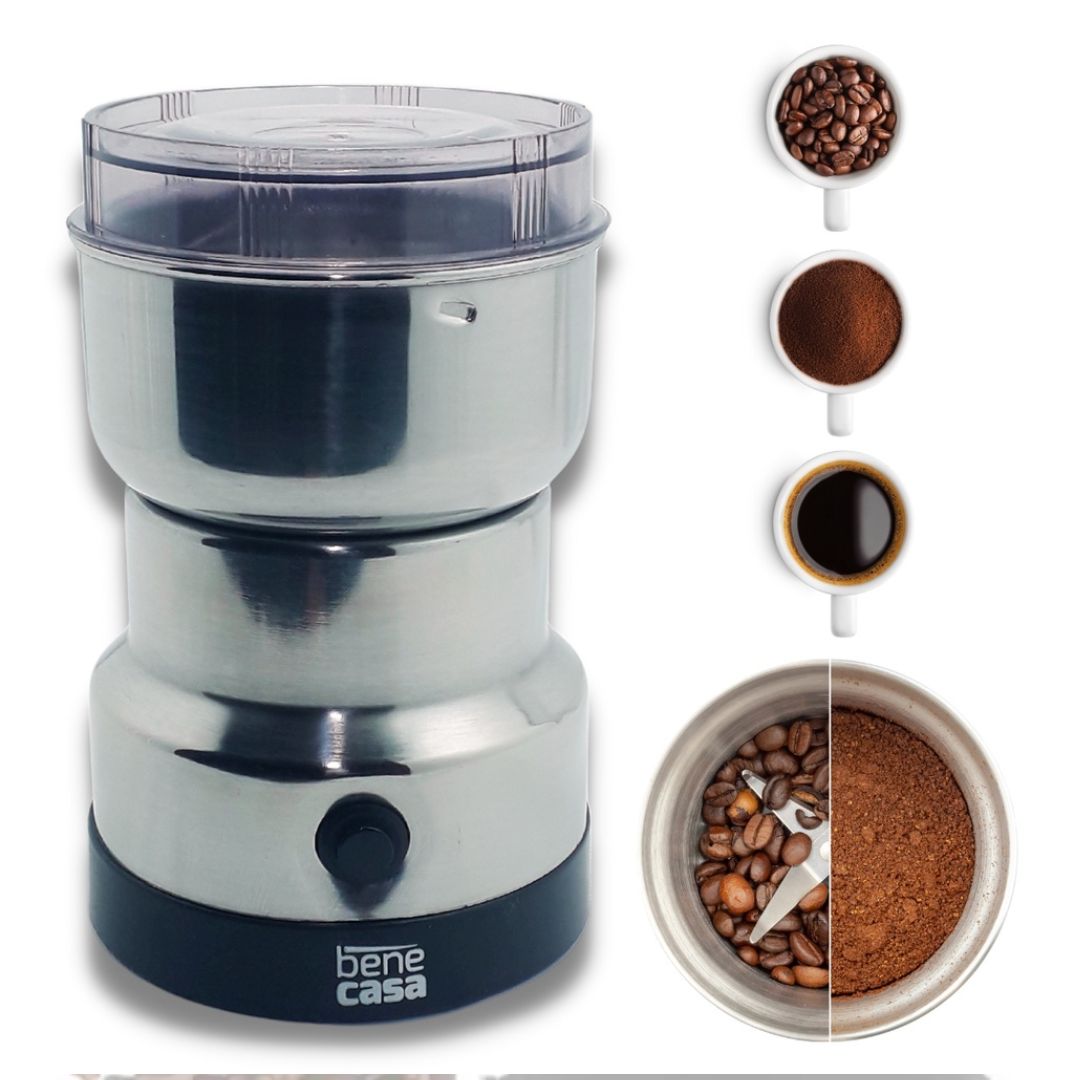 CaféMoído – Triturador Elétrico com Fio 110V para Café, Sementes e Temperos