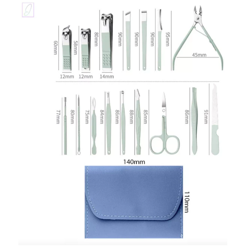 Kit Premium Manicure 16 Peças.