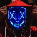 Mascara Led Neon Cosplay Fantasia