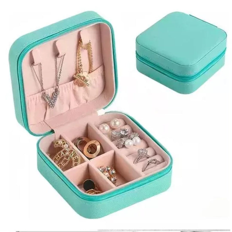 Mini Porta-Jóias Elegance – Leve seus acessórios com estilo e segurança!