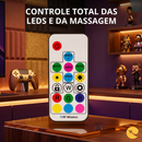 CADEIRA GAMER RGB/MASSSAGEM Cobra ROSA