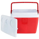 Cooler Térmico Reforçado 12L com Porta-Copos – Ideal para Praia, Piscina, Pesca e Muito Mais!