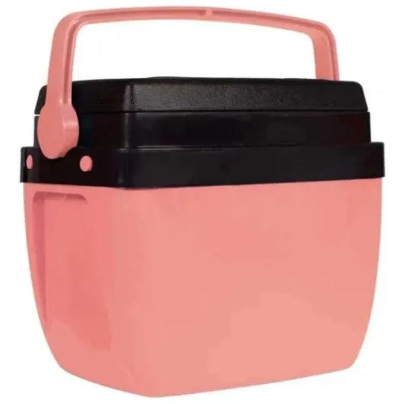 Cooler Térmico Reforçado 12L com Porta-Copos – Ideal para Praia, Piscina, Pesca e Muito Mais!
