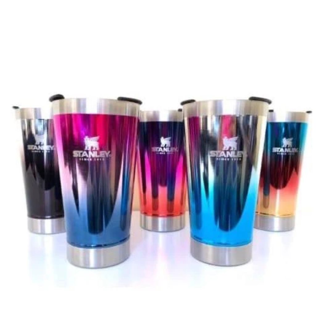 Copo Térmico Inox Metalizado – Estilo, Praticidade e Bebida Gelada por Muito Mais Tempo!