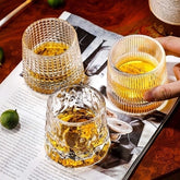 Copo Whisky E Drink De Vidro 360º Giratório 150ml Premium