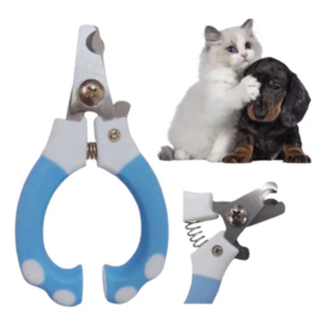 Alicate Pet Tesoura Corta Unhas com Mola em Aço Inox – Reduz Arranhões, Protege Móveis e Garante Conforto ao Caminhar