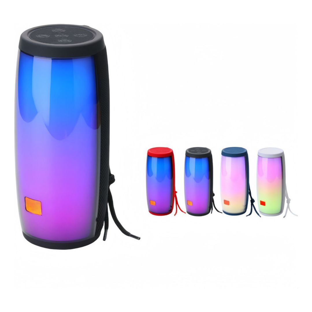 Caixa de Som Bluetooth KA-8876 – Potência, Luzes e Som de Qualidade!