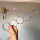 Cabide cinto lenços acrílico