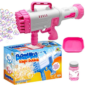 Brinquedo Solta Bolha De Sabão Elétrico Bazuca Original