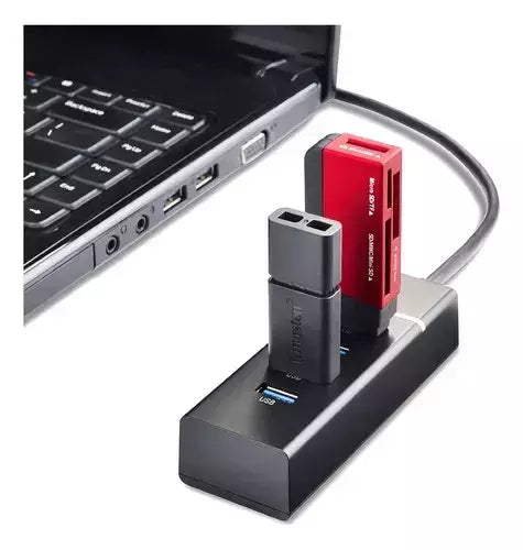 Hub Usb 3.0 De Gbps5 4 Portas Super Velocidade Potente