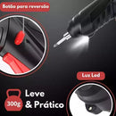 Kit Parafusadeira Elétrica Sem Fio 47 Chaves Fenda Philips Cor Preto 110V/220V Kit Parafusadeira Elétrica Sem Fio 47 Chaves Fenda Philips Cor Preto